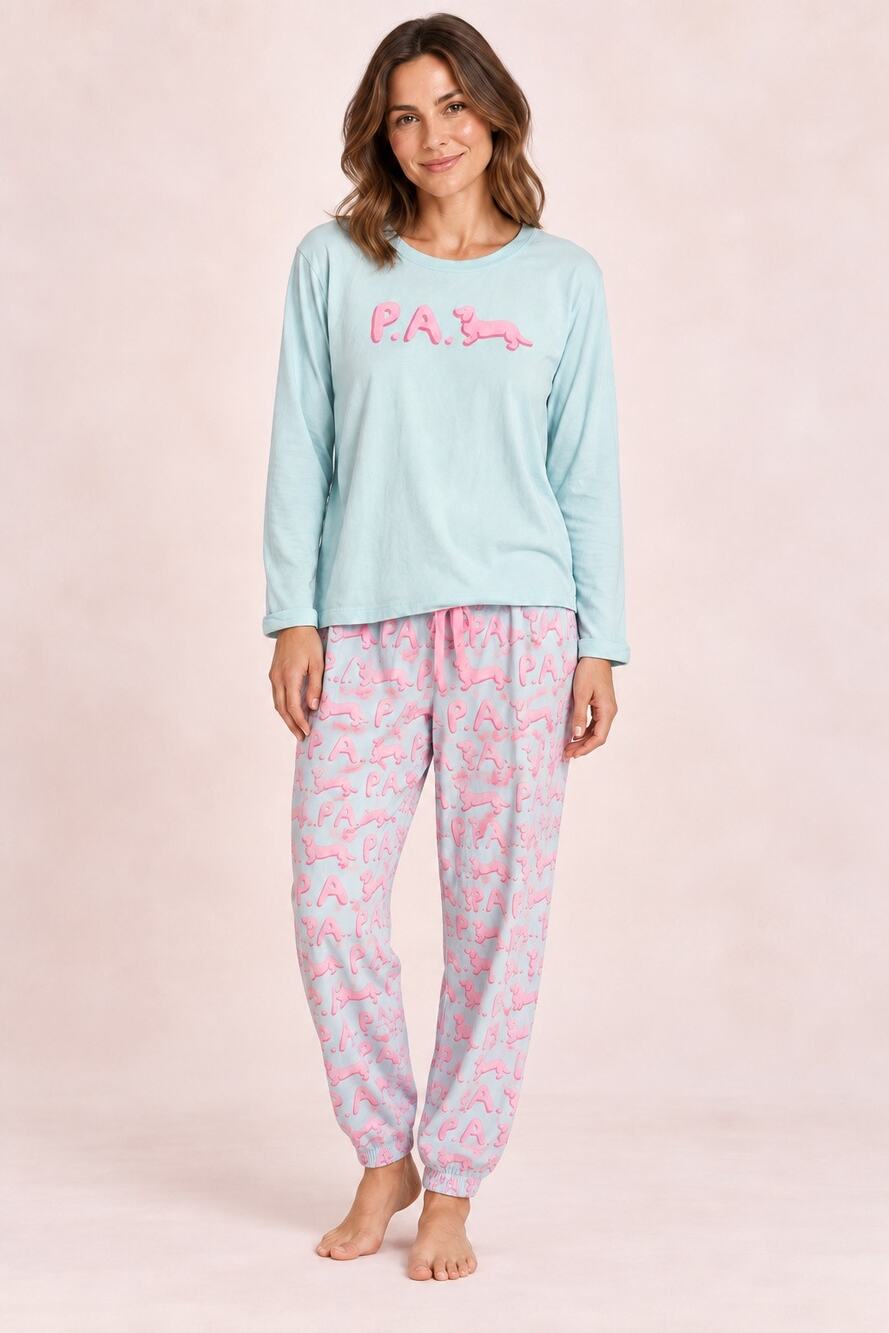 Peter Alexander Dachshund Pajama Jogger Set | Medium